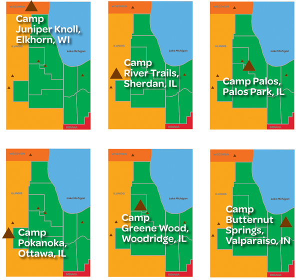 camp map locators